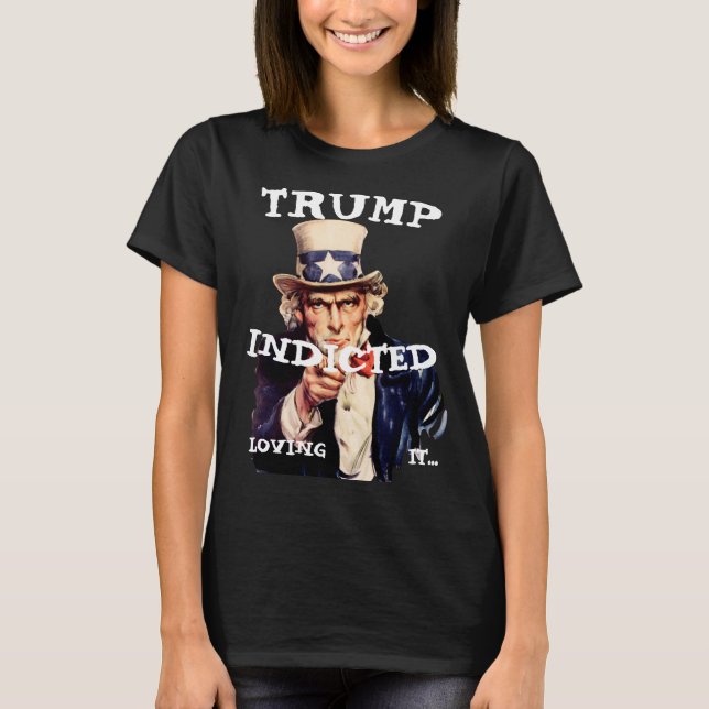 T-shirt Dîner au fromage à la tarte morte de Trump (Devant)
