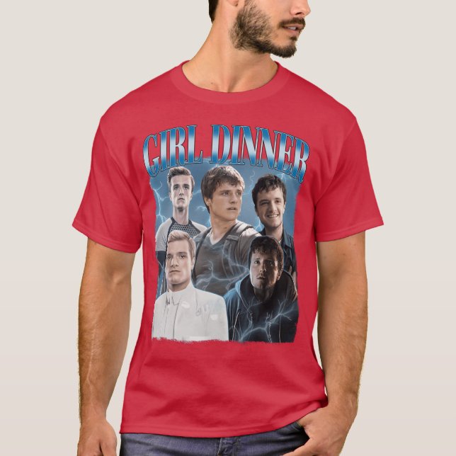 T-shirt Dîner de fille Josh Hutcherson fille fille (Devant)