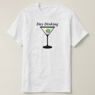 T-shirt Diner de jour - Pickleball Martini Olive Picklebal