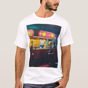 T-shirt diner de kaws