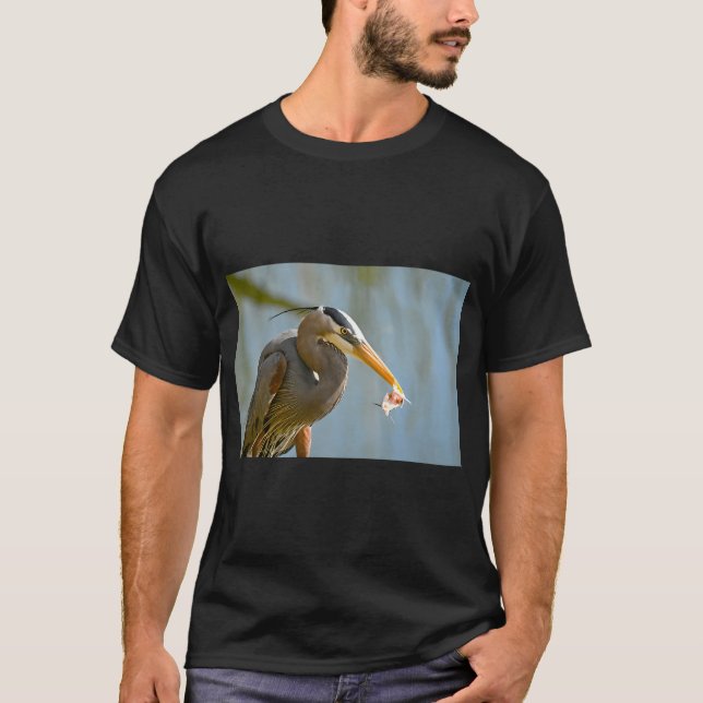 T-shirt dîner de poisson-chat 1/2 (Devant)