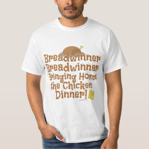 T-shirt Dîner de poulet avec le grand vainqueur Dîner Dess