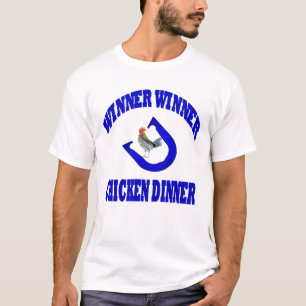 T-shirt Dîner de poulet de gagnant de gagnant de fers à