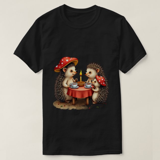 T-shirt Dîner du hérisson (Design devant)
