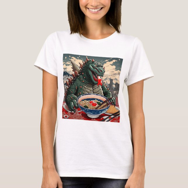 T-shirt Dîner Godzilla (Devant)