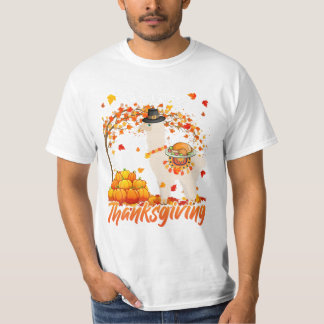 T-shirt Dîner Llama Autumn Tree Lover