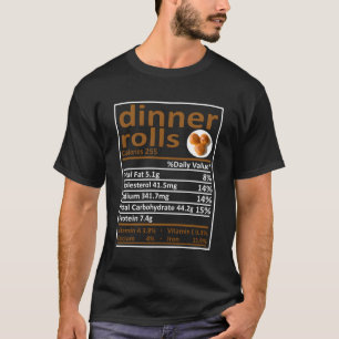 T-shirt Dîner Rolls Nutrition Famille Correspondance Amusa