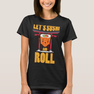 T-shirt Dîner Sushiman Soysauce Oriental Nori Wasabi Temak
