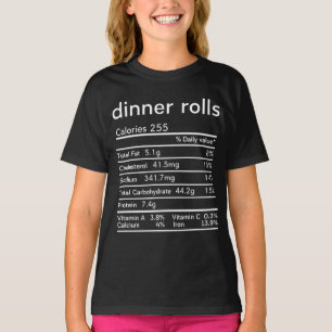 T-shirt dîners petits plats faits nutritionnels amusants A