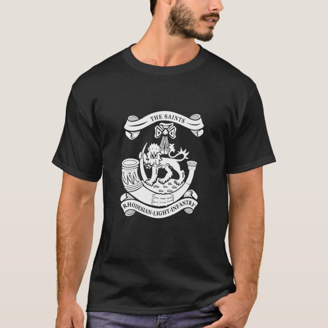 t-shirt d'infanterie légère rhodésienne (Devant)