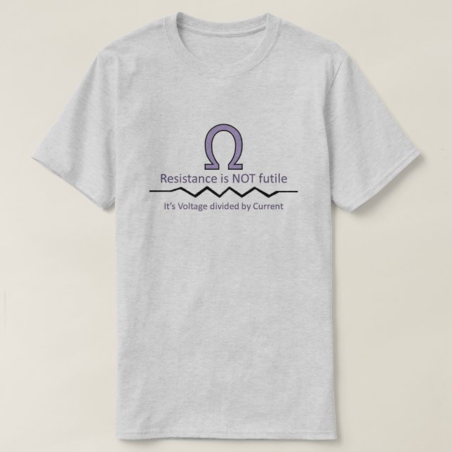 T-shirt d'ingénieur électrique (Design devant)