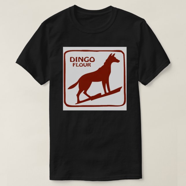 T-shirt Dingo Flour Fremantle WA Poster.png (Design devant)