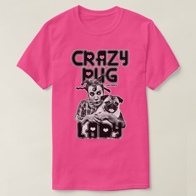 T-shirt Dingue carlin (Design devant)