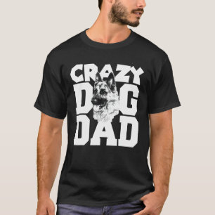 T-shirt Dingue Chien Papa J'Aime Mon Chien Comme Un Fils