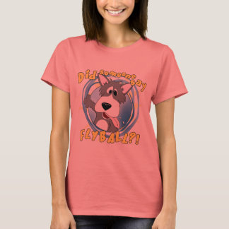 T-Shirt Dingue Dames Dog De Flyball
