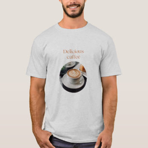 T-shirt Dingue et délicieuse dame de café