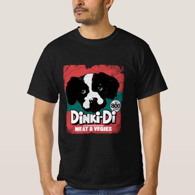 T-SHIRT DINKI DI CHIEN NOURRITURE (Devant)