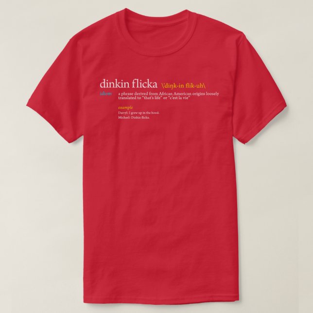 T-shirt Dinkin Flicka (Design devant)