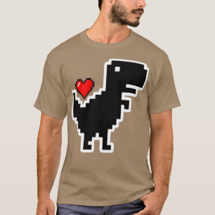 T-shirt Dino 8 bits