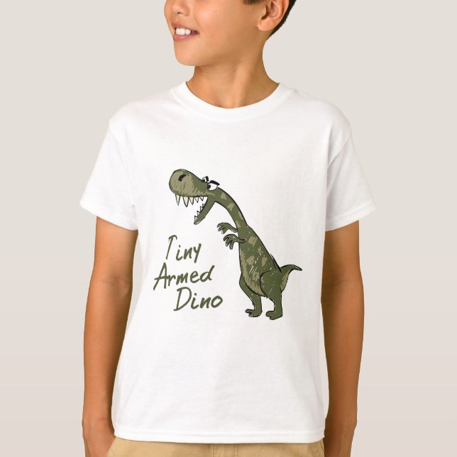 T-shirt Dino armé minuscule (Devant)