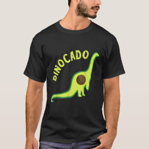 T-shirt Dino Avocado Brachiosaurus Drôle Avocado Fruit Din