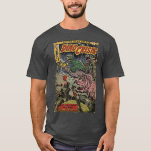 T-shirt Dino Crisis couverture de bande dessinée fan art