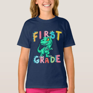 T-shirt Dino Dinosaur Premier Escadron de 1re année garçon
