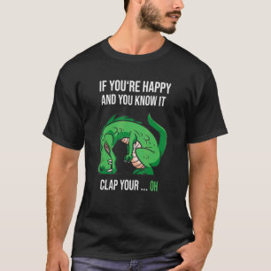 T-shirt Dino Dit Clap Ta Main Trex