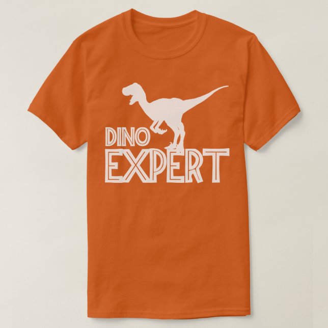 T-shirt Dino Expert Pour Dinosaur Lover (Design devant)