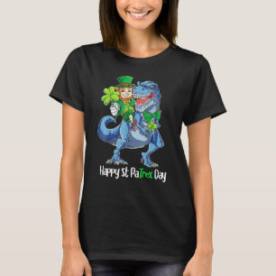 T-shirt Dino Happy St Patrex Day Shirt Kids Toddler Boys L