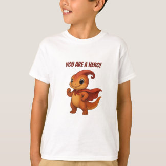 T-shirt Dino Kammli Superhero „You are a Hero“ T‑Shirt