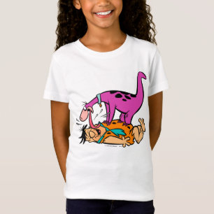 T-Shirt Dino Licking Fred Flintstone