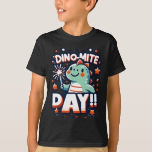 T-shirt "Dino-Mite Day" - Dinosaure amusant et festif