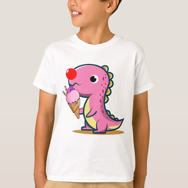 T-shirt Dino Red Nose Funny Dinosaur Day 2025 (Devant)