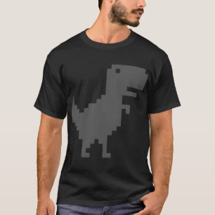 T-shirt Dino Runner - Google Chrome navigateur jeu classiq