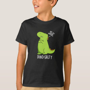 T-shirt Dino-salé Dinosaure Dinosaure Pun Dark BG