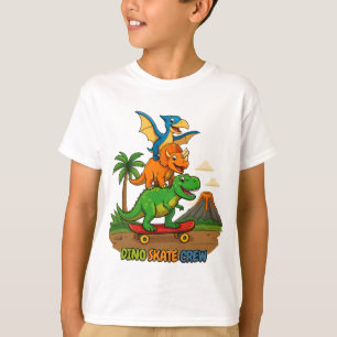 T-shirt Dino Skate Crew – Club de sports préhistoriques