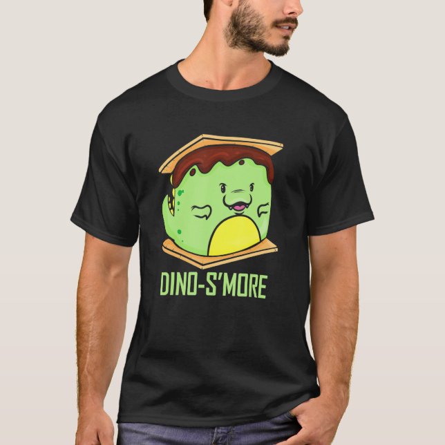 T-shirt Dino Smore S'more Rex Marshmallow (Devant)