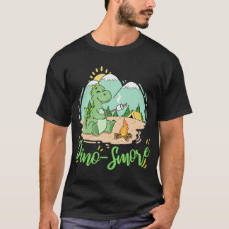 T-shirt Dino S'mores Camping Cadeau Dinosaur Camp Smores A