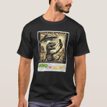 Dino UFO Selfie : Dino vs Alien (Man Tshirt) #10