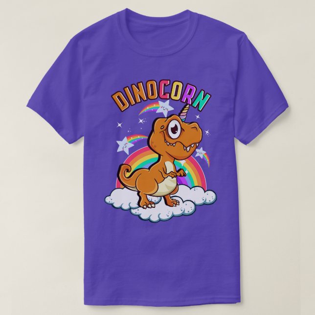 T-shirt Dinocorn Dinosaur Unicorne 1 (Design devant)