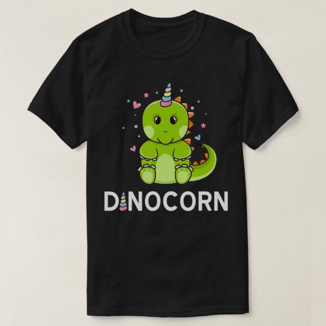 T-shirt Dinocorn u2013 Funny Future Dinosaur Epert Paleont (Design devant)