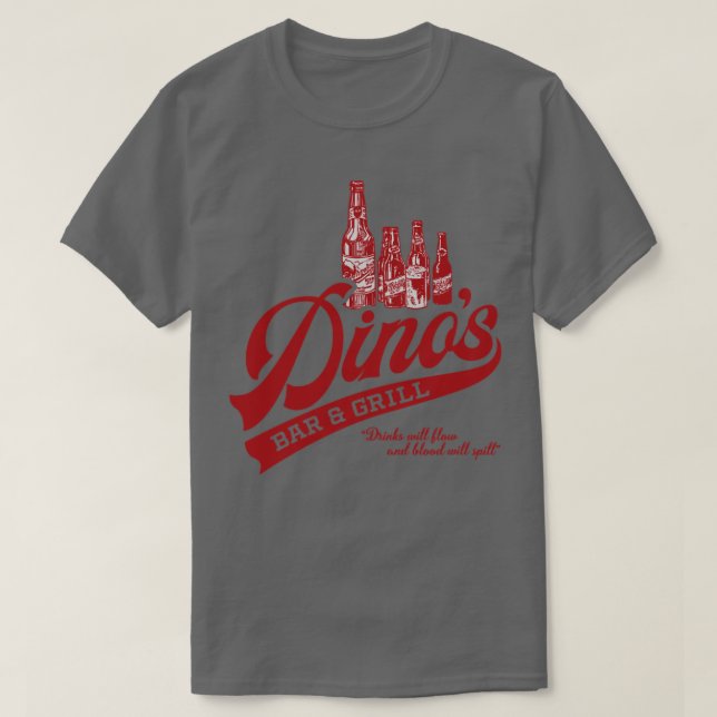 T-shirt Dinos Bar and Grill (Design devant)