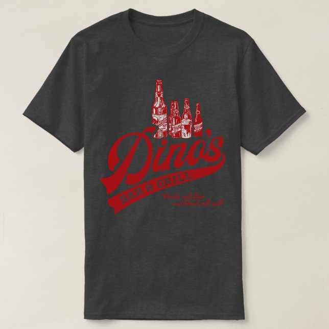 T-shirt Dinos Bar and Grill (Design devant)