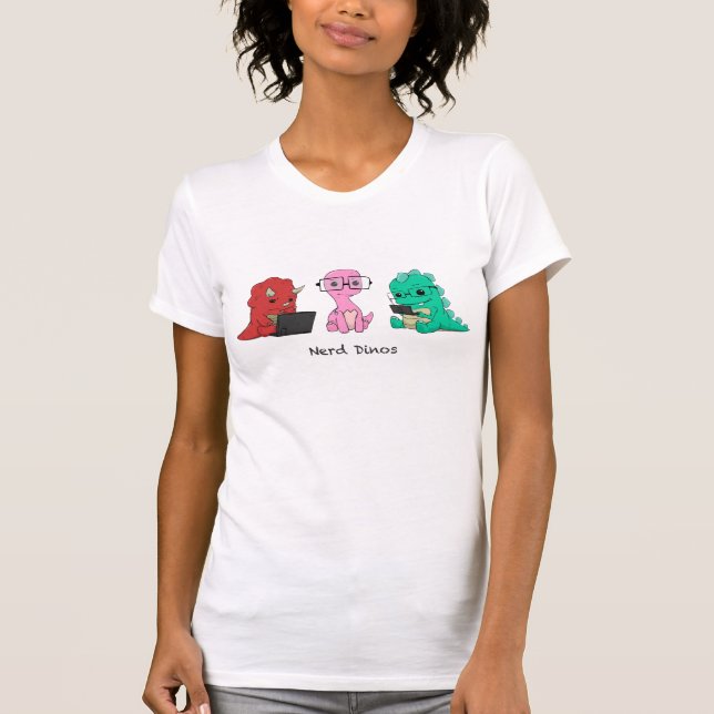 T-shirt Dinos nerd (Devant)
