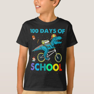 T-shirt Dinosaur 100 jours de garçons d'école