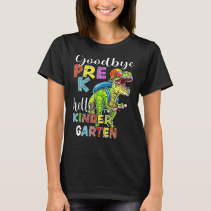 T-shirt Dinosaur Adieu Pré K Bonjour maternelle Jour Derni