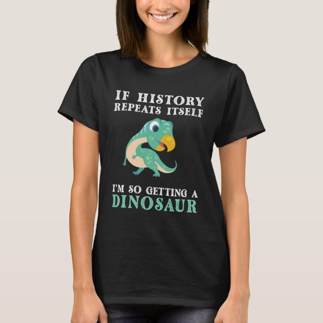 T-shirt Dinosaur amoureux cadeau pour adultes divers group (Devant)