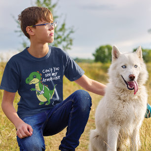 T-shirt Dinosaur Amusement Bras cassé Sympathie Nouveauté