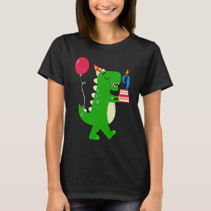 T-shirt Dinosaur Anniversaire 9e Année Ballons d'Humour et
